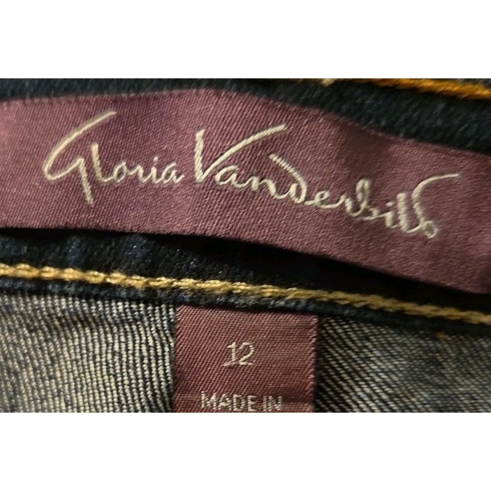 gloria vanderbilt amanda jeans 12 short Dark Wash - Picture 5 of 6